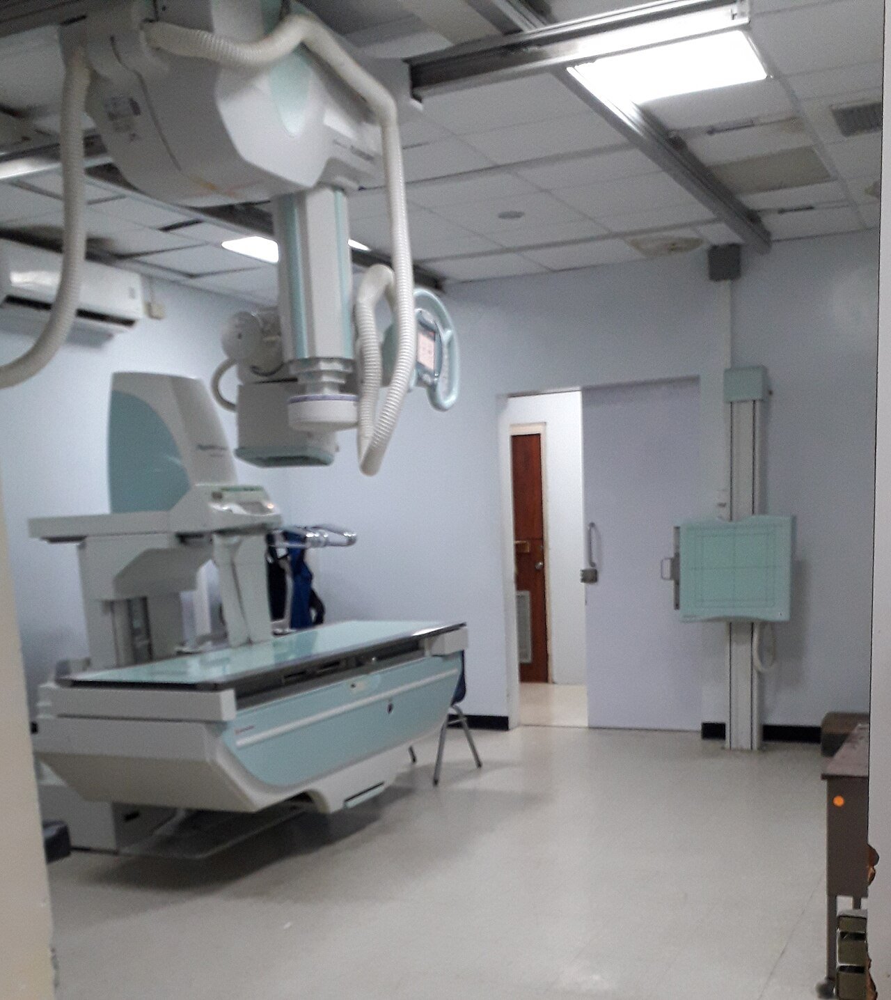 Digital X-ray radiography room